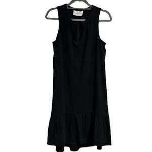 Charles Henry dress black lined sleeveless